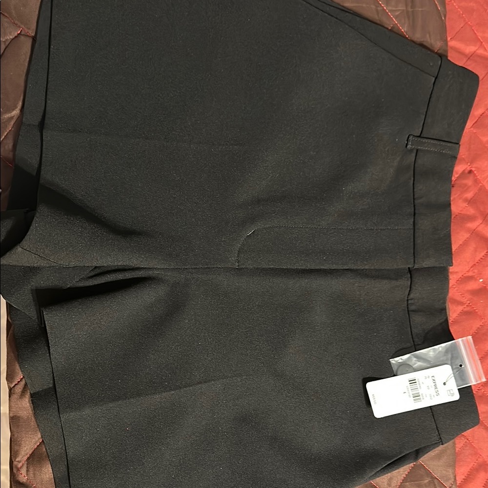 Black Tailored Shorts